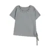 ALINDM moda feminina plus size, blusa modeladora para mulheres plus size, estilosa e que valoriza a silhueta, design soltinho para 100kg, camiseta de manga curta