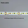 Fita de LED de baixa voltagem autoadesiva 24V fita de LED de baixa voltagem 180 luzes 8cm cortável em qualquer ponto, uma luz um corte fita de LED linear de baixa voltagem