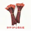 Cable de terminal macho y hembra SYP, conector rojo, cable de conexión de sensor, cable de terminal de alimentación de la placa de control, especial transfronterizo