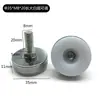 Patas de Soporte para Muebles Ajustables con Tornillo M8, Pies Ajustables para Suelo, Almohadillas para Patas de Mesa, Pies con Ajuste de Altura, Pies Antideslizantes para Estanterías