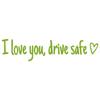 Pegatina de Espejo Drivesafe TeQuiero Pegatina Reflectante de Advertencia para Conducción Segura Pegatina para Puerta de Coche Pegatina para Coche