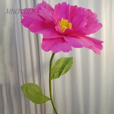 Simulação de flores de peônia, grandes cabeças de rosas, flores falsas de peônia, decoração de vitrine, decoração de casamento, fotografia de estúdio