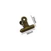 Clip Sellador Clip para Cuenta de Mano 22-90mm Clip Metálico Bronce Craquelado Clip de Hierro Galvanizado Clip para Almacenamiento de Oficina Clip para Snacks