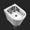 Vaso Sanitário de Aço Inoxidável 304/316, Vaso Sanitário Antivandalismo para Escolas, Hospitais, Locais Públicos e Prisões