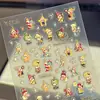 Lindas Pegatinas para Uñas con Personas Estrella 5D en Relieve Tridimensional Adorables Personas Estrella Pegatinas para Uñas DIY Decoraciones Modelo Sl