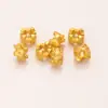 Accesorios Chapados en Oro que Conservan el Color Joyería DIY Oro Antiguo Cuentas Espaciadoras de Encaje de Cuatro Caras Hilo para Pulseras Materiales para Abalorios