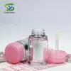 Tubo Redondo Grueso de Plástico Shanyi para Brillo de Labios Tubo de Doble Capa para Brillo de Labios Tubo Vacío Materiales de Empaque Cosmético DIY Venta al por Mayor