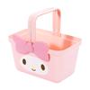 Cesta de mano con personajes de Sanrio de MINISO, cesta sencilla para guardar ropa, artículos diversos y aperitivos.