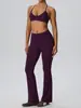 Conjunto de Yoga Sexy Europeo y Americano Secado Rápido Sujetador Deportivo de Doble Cara Pantalones Largos Levanta Glúteos Conjunto de Fitness 62767+52338