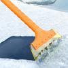 Pá de neve multifuncional para carro Oxford, remoção de neve de inverno, raspador de neve para carro, descongelamento de vidro, pá de aço inoxidável