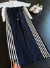 Calça Esportiva Casual Limpa Versátil de Secagem Rápida com Três Listras Estilo Retro Americano para Homens, Corte Reto Solto, Verão 2026