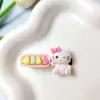 Pinza para el pelo de caricatura Sanrio Snack ins Linda Kulomi Gui Perro Accesorios para el pelo Color Caramelo Dulce Clip para el Flequillo