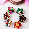 Decoraciones para el hogar doble plano estrella de cinco puntas patrón de estrella para refrigerador vidrio cristal caricatura pegatinas magnéticas venta al por mayor