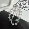 Colgante decorativo para teléfono con campanilla de viento linda estilo Ins, flor, cuentas, cámara CCD, cuaderno, tarjetero, auricular