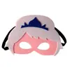 Máscara de Fieltro para Fiesta de Navidad y Baile de Graduación Halloween Niños Animal de Dibujos Animados Máscara de Supermán Máscara para Ojos Dibujos Animados