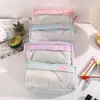 Estuche Rosa con Estrellas para Niña de Gran Capacidad, Bolsa de Papelería Multifuncional de Alto Valor para Almacenamiento de Escritorio para Estudiantes