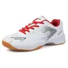 Nuevas zapatillas de bádminton transpirables de malla ligera para tallas grandes para hombres y mujeres, zapatos deportivos profesionales antideslizantes y amortiguadores para hombres y mujeres