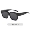 Óculos de Sol Clip-On com Armação Grande da Moda 2026 Tr 90m Óculos de Sol Anti-UV Específicos para Dirigir Hm594593