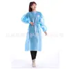 Vestuário de proteção descartável em não tecido pppe com filme completo, roupa de isolamento, macacão protetor, à prova de poeira, à prova d'água, respirável, para uso invertido