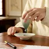 Taza de Cerámica para Té Kung Fu, Taza de Maestro, Taza de Té Personal, Juego de Té, Taza de Cata de Té de Alta Gama