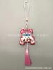 En stock venta al por mayor bolsita bordada bolsita Ping An Fu colgante borla regalo colgante para coche accesorios para ropa accesorios