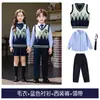 Uniformes de Outono e Inverno para Jardim de Infância Estilo Britânico para Alunos do Primeiro Ano Uniformes para Aula de Coro para Alunos do Ensino Fundamental Uniformes de Performance para Jogos Esportivos