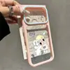 Estilo Salvaje con Bloques de Color y Diseño de Ventana Grande Adecuado para Funda de Teléfono Apple 17 Pro Max, Alto Valor Estético para Chicas, Transparente para 16/15