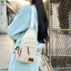 Bolsa de Peito para Mulheres, Bolsa Transversal de Marca Moderna, Bolsa de Ombro Casual Elegante de Estilo Japonês para Estudantes, Bolsa de Ciclismo de Moda Esportiva, Bolsa Externa para Celular
