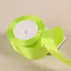 Fita Verde Fluorescente de 12345 cm de Largura Fita Fita de Seda Fita de Tecido Decoração de Feriado de Natal Casamento Artesanal