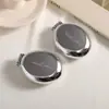 Peine Plegable Pequeño Portátil para Mujeres y Niños, con Cojín de Aire para Alisar el Cabello y Masaje, Peine con Mini Espejo Integrado