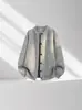 Suéter Cardigan de Punto Cuello Redondo Estilo Old Money para Hombre Chaqueta Estilo Perezoso Retro Vibras Casuales Canalla Fresco Moderno Top de Lana