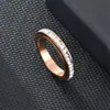 Anillo de Acero Inoxidable con Diamantes Nuevos Transfronterizo Anillo Giratorio de Acero de Titanio Nicho Anillo Giratorio de Descompresión para Mujeres Venta al por Mayor