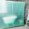 Cortina de Baño Cubo de Agua con Huella Dactilar y Anillas para Colgar, Cortina de Baño sin Taladro, Cortina de Puerta, Cortina Divisoria
