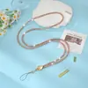 Correa de cadena para teléfono de diamantes completos, accesorio largo de pedrería, correa para teléfono cruzada, artículo de comercio exterior de venta caliente para mujeres