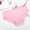 Calcinha de algodão das senhoras atacado A001 cueca das senhoras cor sólida cuecas da menina cueca de algodão de cintura baixa estudantes do sexo feminino