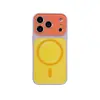 Magnético 3D de Onda de Alto Valor Aplicável para Capa de Celular Apple 17promax iPhone18pro Color Blocking 16/15