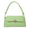 Bolsa Quadrada Pequena de Alto Padrão Feminina com Padrão de Diamante Fivela de Fecho Elegante Bolsa Feminina 2023 Nova Moda Bolsa de Ombro Transversal Bolsa Baguete Francesa