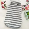 Vestido de Princesa Delgado de Verano para Mascota Vestido de Gasa Teddy Bulldog Francés Perro Rayado Ropa con Tirantes Mochila Atuendo de Pareja