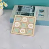 Juego de Madera Transfronterizo Xo Tres en Raya para Niños, Educativo, Entrenamiento de Pensamiento Lógico, Juego Interactivo de Mesa para Dos Jugadores, Venta al por Mayor