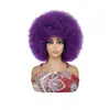 Pelucas Europeas y Americanas, Afro, Pelucas de Seda de Alta Temperatura, Rizos Pequeños Africanos, Cabello Rizado Corto Esponjoso, Pelucas Esponjosas, Xuchang
