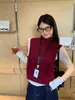Suéter de cuello alto para mujer, chaqueta chaleco de punto para otoño e invierno, nueva prenda exterior de moda y tendencia 2026