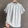 Camiseta de manga corta transpirable ligera de secado rápido con costuras de colores contrastantes para ciclismo, deportes y actividades al aire libre en la montaña
