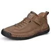Zapatos de mujer de talla grande más vendidos en Amazon transfronterizos, zapatos casuales cosidos a mano, zapatos de trabajo para exteriores unisex de media caña para hombres