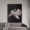 Pintura Decorativa Estilo Moderno Simple Medio Antiguo Cisne Blanco de Alto Nivel Entrada Recibidor Sala de Estar Dormitorio Fondo Sofá Pintura Colgante