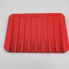 Alfombrilla de jabón de silicona para lavabo de baño, alfombrilla de jabón escurridor, estante de jabón para baño sin agujeros, caja de jabón con forma de peine