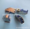 Suministro fabricante usb3.0 enchufe lateral USB 3.0 socket hembra USB3.0A conector USB3.0
