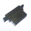 DL3810-20R DIP,P = 3,81 mm macho y hembra negros: carcasa hembra en el extremo del cable