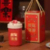 Caneca de Café Siga Steel Lucky Fortune 480ml Copo de Água de Aço Inoxidável Copo Portátil de Viagem Grupo de Compra de Copo Criativo