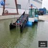 Guangdong Shenzhen River plantas aquáticas máquinas de limpeza jacinto de água barco de trituração equipamento automático de colheita de plantas aquáticas