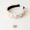 Diadema tejida de alta calidad, sensible a la presión, estilo nuevo 2025, para mujer, con parte superior de cráneo alto, combinable con todo, accesorio distintivo para el cabello.
